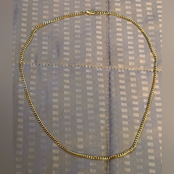 Adornia Gold Cuban Curb Chain - Picture 2 of 2